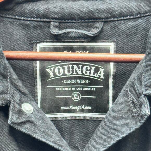 Youngla Other - YoungLA Swaggy Jean Jacket Black Wash Size X-Lg